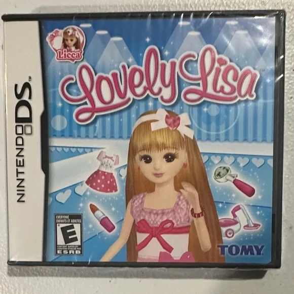 Nintendo Lovely Lisa Video Game - Pink & Blue - Picture 1 of 1
